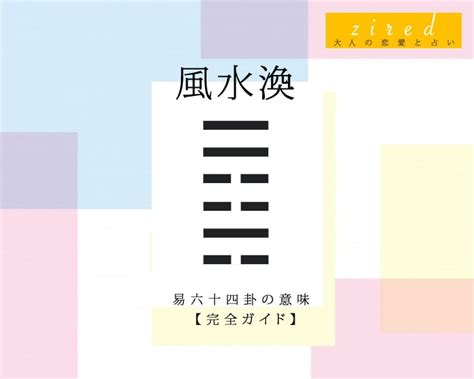 風水渙 五爻|【易占い】59, 風水渙(ふうすいかん)の卦辞の読み解。